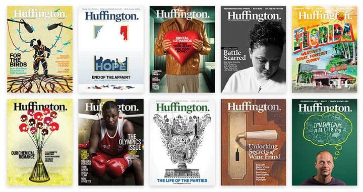 #HuffingtonPost Magazine cover photos