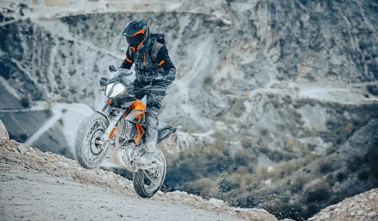 KTM Adventure 390 in Himalayas