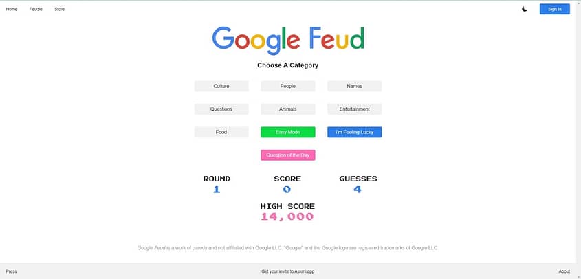 google feud